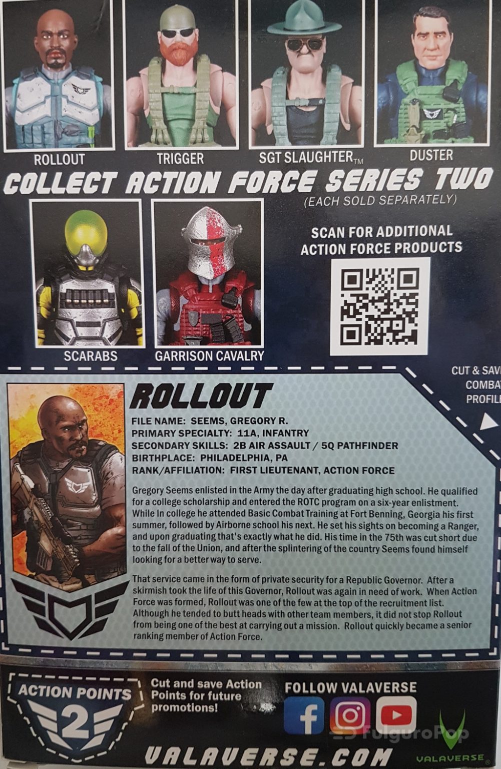Action Force Valaverse : Review Rollout (Series 2A) - FulguroPop
