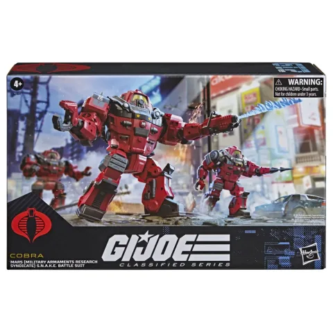 G.I. JOE CLASSIFIED SERIES #219, MARS (MILITARY ARMAMENTS RESEARCH SYNDICATE) S.N.A.K.E. (SYSTEM NEUTRALIZER-ARMED KLOAKING EQUI (1)