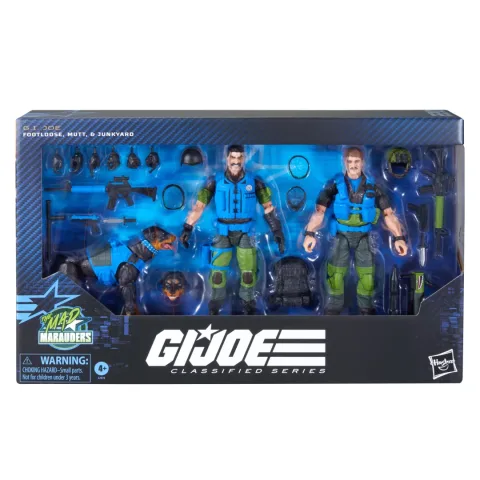 G.I. JOE CLASSIFIED SERIES #220, MAD MARAUDERS FOOTLOOSE, MUTT, & JUNKYARD