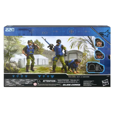 G.I. JOE CLASSIFIED SERIES #220, MAD MARAUDERS FOOTLOOSE, MUTT, & JUNKYARD (12)