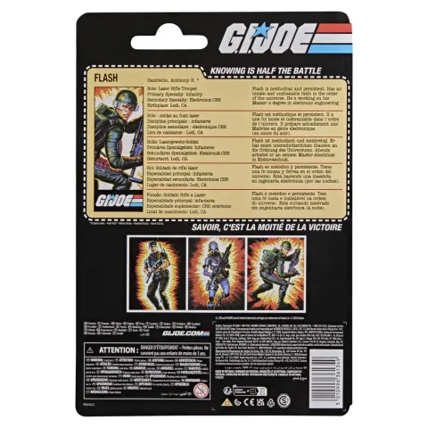 G.I. JOE CLASSIFIED SERIES RETRO CARDBACK ANTHONY FLASH GAMBELLO (6)