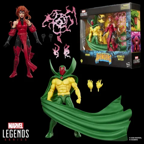 MARVEL LEGENDS SERIES VISION & SCARLET WITCH (10)