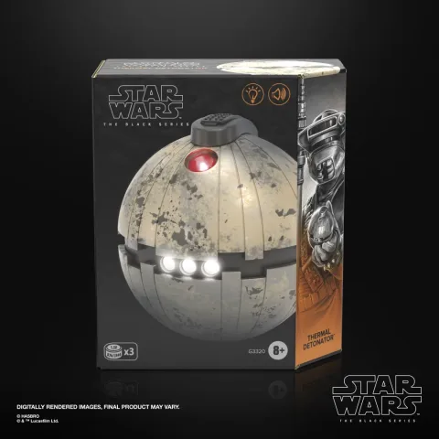 STAR WARS THE BLACK SERIES ELECTRONIC THERMAL DETONATOR (6)